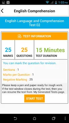 SSC Exam Prep android App screenshot 2